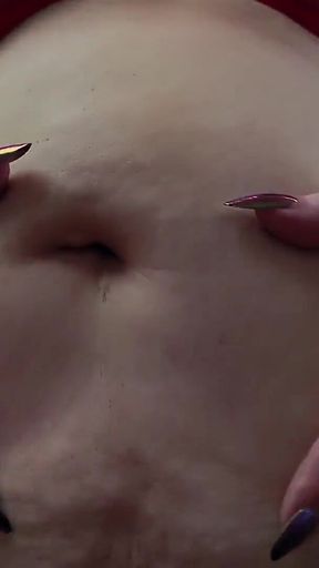 Worshipping a Stripper's Big Belly