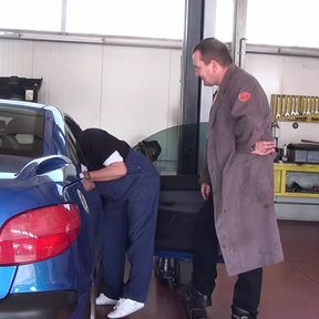 German mechanic get a lot of comes in one day#1