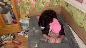 queen in hijab feet, dance, blowjob and handjob chapter 2