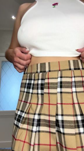 Mommy teacher shows student tits POV