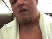 Quick Vid Drying Off at the Spa