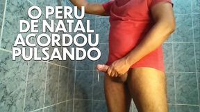 O Peru de Natal Ejaculou Quente