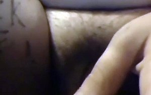 Chubby gf masturbates with hairbrush