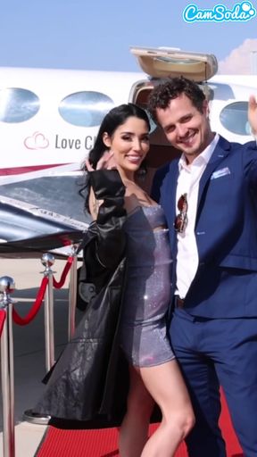 Mile high fuck on a private plane with horny latina