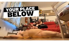 YOUR PLACE BELOW