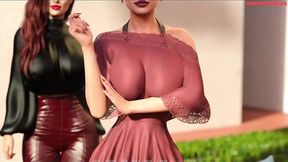 Fucking His Big Tits Blonde MILF Friend in The Pool, Perfect Blonde MILF - Milfylicious Highlights 3D MILF Porn Game