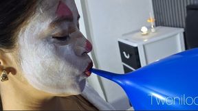 Clearing the mind by being a clown with balloons part1