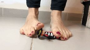 FOOT PLAYING WITH SMALL DOLL - MOV HD