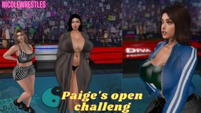 Female Wrestling: Paige's open challenge SD