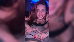 POV: A Ruiva Camila Ga&uacute_cha, Rainha do Boquete, no Limite dos Engasgos... Ser&aacute_ Que Goza?