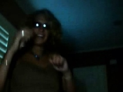 Blue Necklace Amateur webcam strip