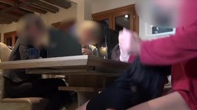 Alexandra Wett In Public Extreme! Hot Cock Made To Cum Under The Table