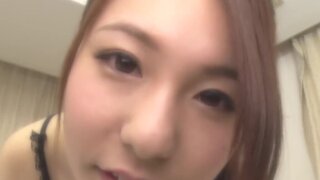 JAV cutie shows true love for sex and love for sucking cock