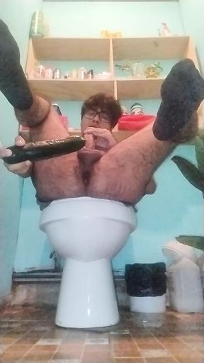 Heterocurious Tastes Thick Cucumber And Ends Up With Broken Ass