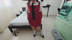 FINAL PART with the air conditioning technician.. I suck his cock and get on all fours so he can do whatever he wants with me