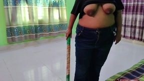 Egyptian Beautiful Friend's Wife Fucked by Husband's Friend in Kitchen When She Cooking & Seduce Him