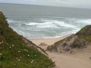 Peeing at a nude Beach