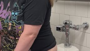 Pee and splashes are in the bowl