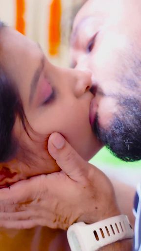 Key moment from &quot;Desi Big Boobs Mallu Girl Erotic Shoot&#039;s BTS while camera man fucks her infront of the camera ( Hindi Audio )&quot;