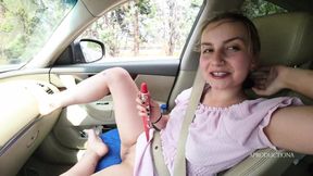 18 Yo Squirting in My Car and Pissing on My Face Part Ii