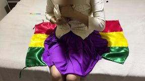 18-year-old Bolivian Cholita Loses Virginity in Real Amateur Homemade Casting