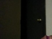 Naked in my apartment hallway with a vibrating ring!