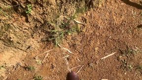 Holding Pee Bladder Bulge Desperate Piss Relief Outdoor