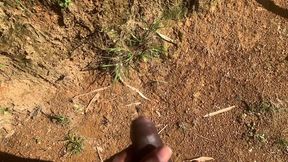 Holding Pee Bladder Bulge Desperate Piss Relief Outdoor