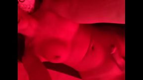 Carmen makes jerk off herself