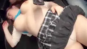 Naughty Buzzed Teen Gets Punished by Stranger's Hands on Her Soft Tits
