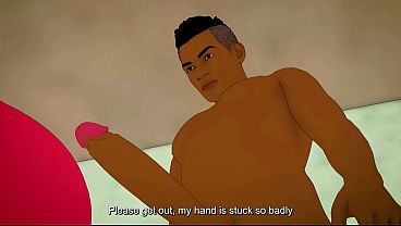 Indian Sali Hand Stuck &ndash_ Intense Bathroom Fun with Brother-in-Law