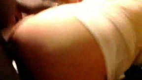 My black meat pole is a welcome guest in the white pussy