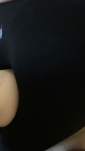 Fuck Toy and Cum on Leggins, CFMN   Clip 1