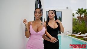 YASMINA AND SARA 10 MAN SUPER GANG BANG