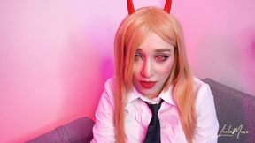 (full video) power is hungry after a battle and need a big load 4k / leela moon