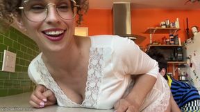 Horny Vlogger Stepmom Fucks College Guy