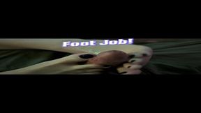Elara Gives Her First Footjob Ever!
