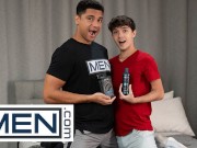 MEN - Sam Ledger Is Surprised At How Big Andre Stone's Dick Is And Offers To Suck Him Off