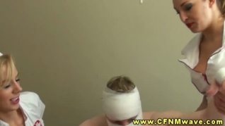 CFNM Nurses Having Fun with a Naked Guy