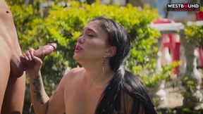 Hot Latina Sofia Ruiz Fucks Ex-convict Stepbrother and Horny Stepfather