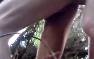 Putinha dos casados dando no terreno