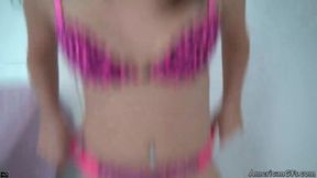 Khloe with young tits fucking Closeup