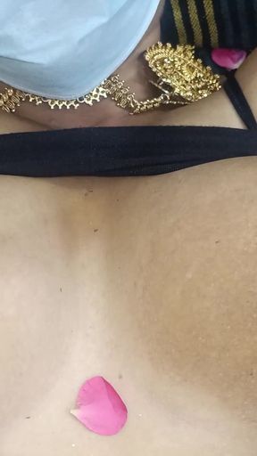 Batchelor Neighbour Men Qhousewife Red Colour Saree with Hot Fucking