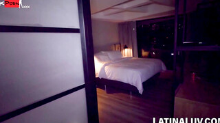 "Passionate Latin Couple - Intense Orgasm For Beautiful Brunette"