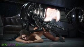Jill Valentine And Car Toon - Xenomorph Fucks Jill Valenine Raw Doggy Style! Full Version! (alien X Resident Evil)