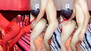 venezolana trans ambar follando con padrino de familia en cuarentena lima peru