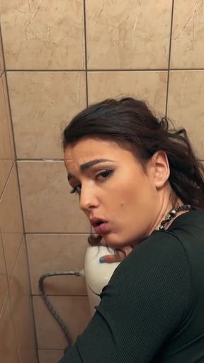 Must-see moment from &quot;VIP4K. My biggest dream was to fuck in the WC🍌&quot;