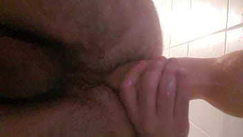 I fuck my ass with John Holmes dildo