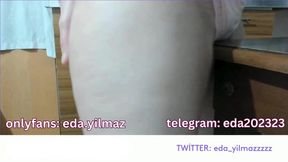 MASTURBATE WITH TABLE- MASAYLA MASTURBASYON YAPTIM-TURK M?LF-TURK PORNO-TURK ?F?A-?F?A