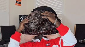 fat ass white girl gets her fat pussy fingered in clinic waiting room - big ass white girl face sitting black guy - hijab - black cock bust a nut, bbw ssbbw, thick ass, big butt, big booty, big tits